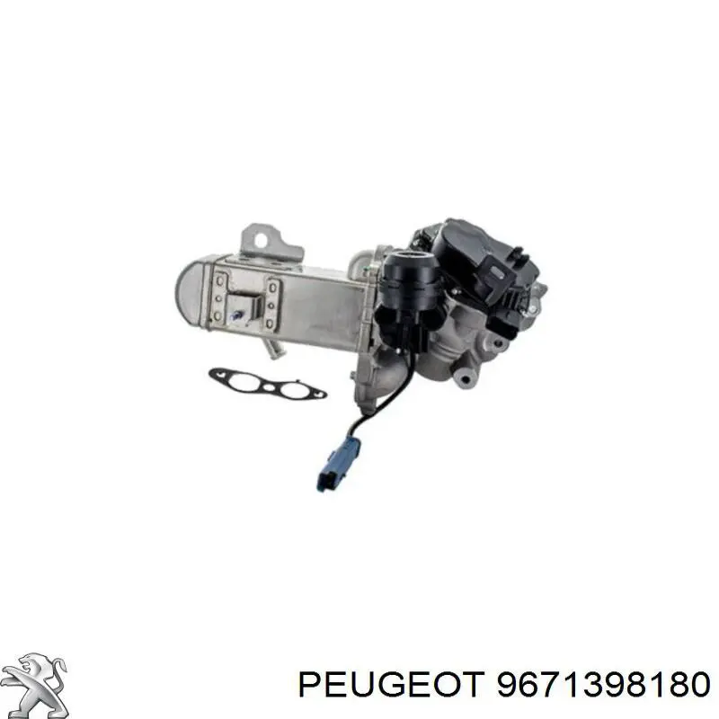 Compre 9671398180 Peugeot/Citroen Válvula EGR de recirculação dos gases