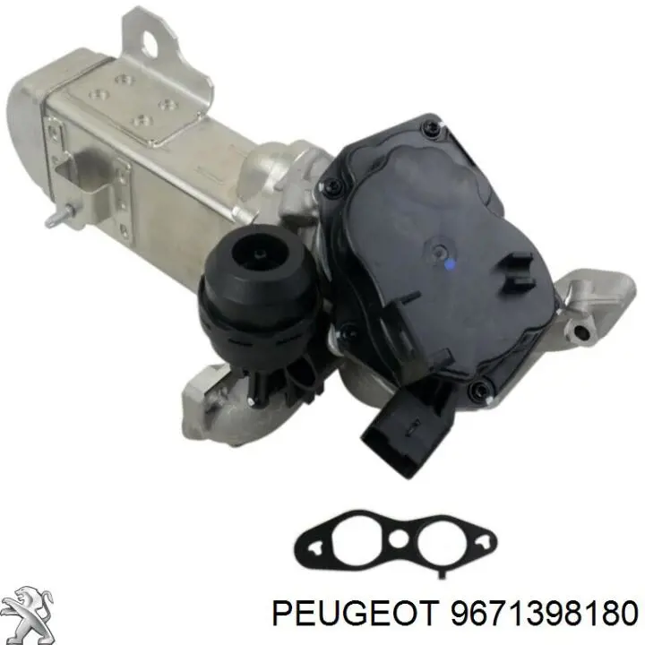 Válvula EGR de recirculação dos gases 9671398180 Peugeot/Citroen
