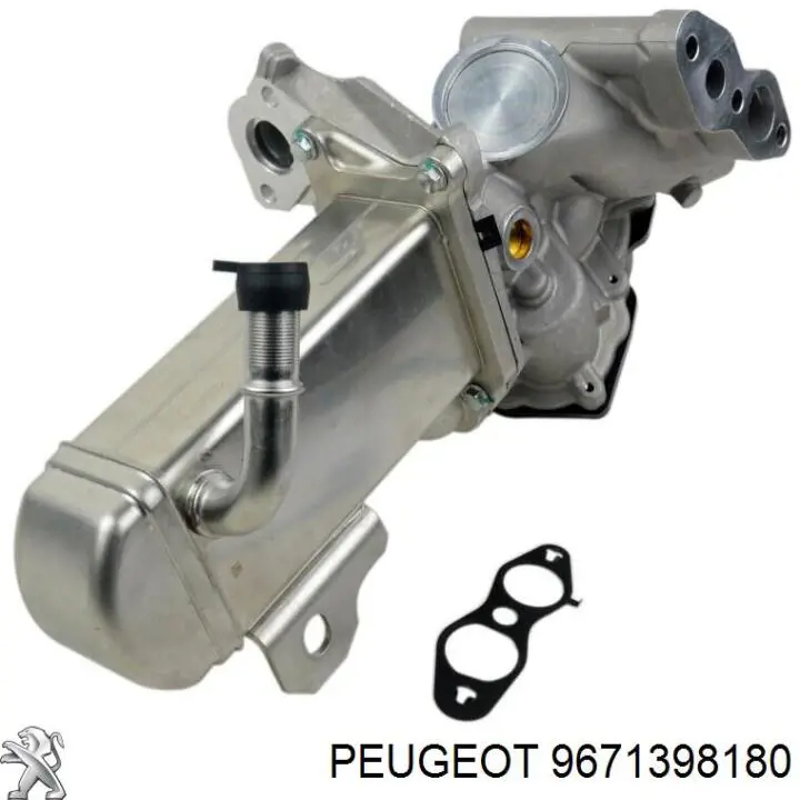 Válvula EGR de recirculação dos gases Peugeot/Citroen 9671398180