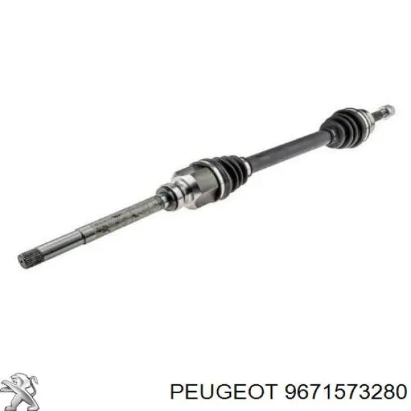 1608420280 Peugeot/Citroen Semieixo (acionador) dianteiro direito