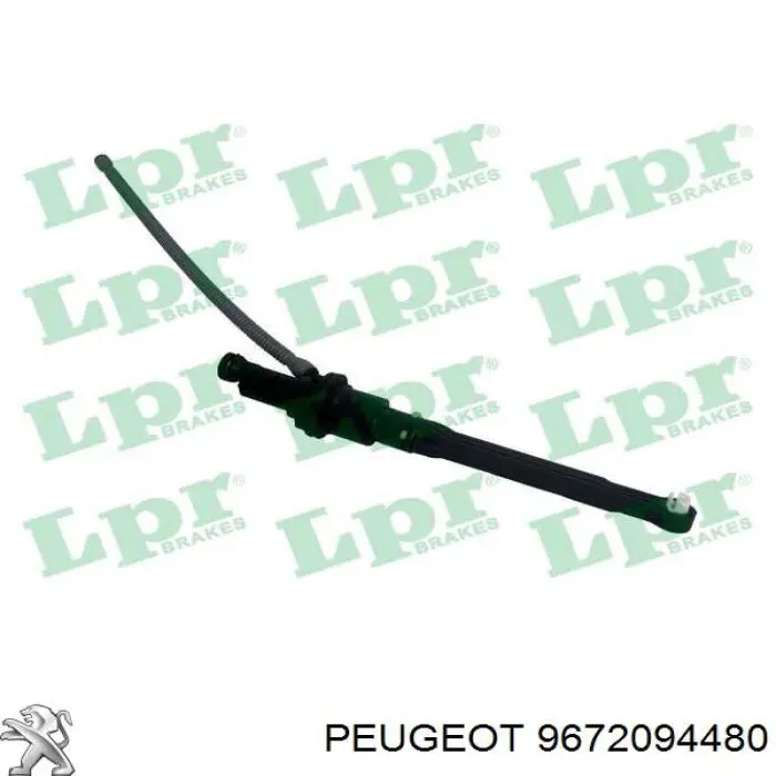 Compre 9672094480 Peugeot/Citroen Cilindro mestre de embraiagem