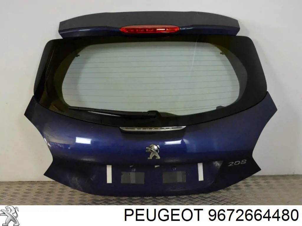 9672664480 Peugeot/Citroen Porta traseira (3ª/5ª porta-malas (tampa de alcapão)
