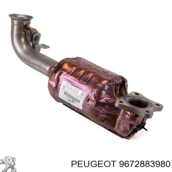 9672883980 Peugeot/Citroen Convertidor - catalisador