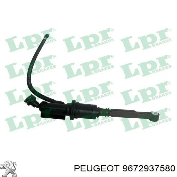Cilindro mestre de embraiagem 9672937580 Peugeot/Citroen