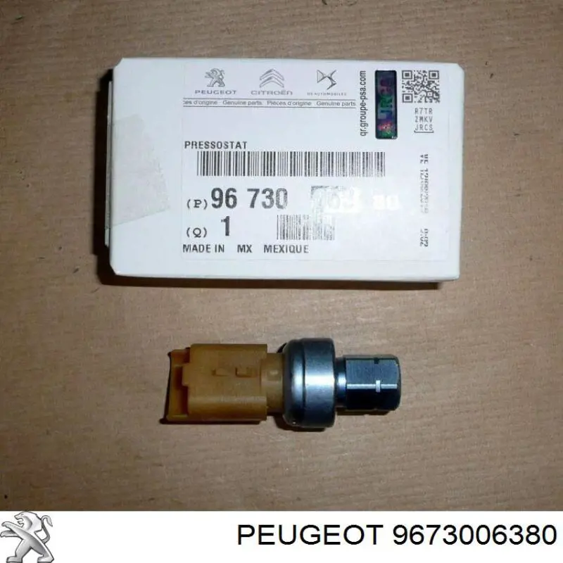 9673006380 Peugeot/Citroen Sensor de pressão absoluta de aparelho de ar condicionado