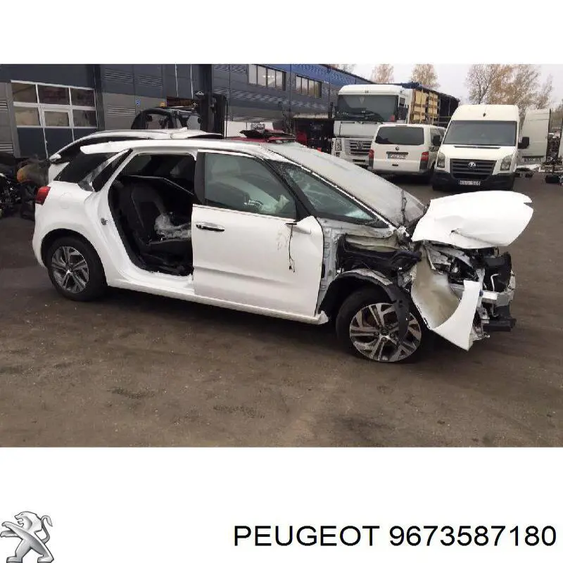 9673587180 Peugeot/Citroen Mangueira (cano derivado) de intercooler