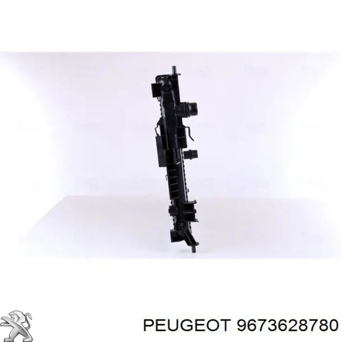 Radiador de esfriamento de motor 9673628780 Peugeot/Citroen