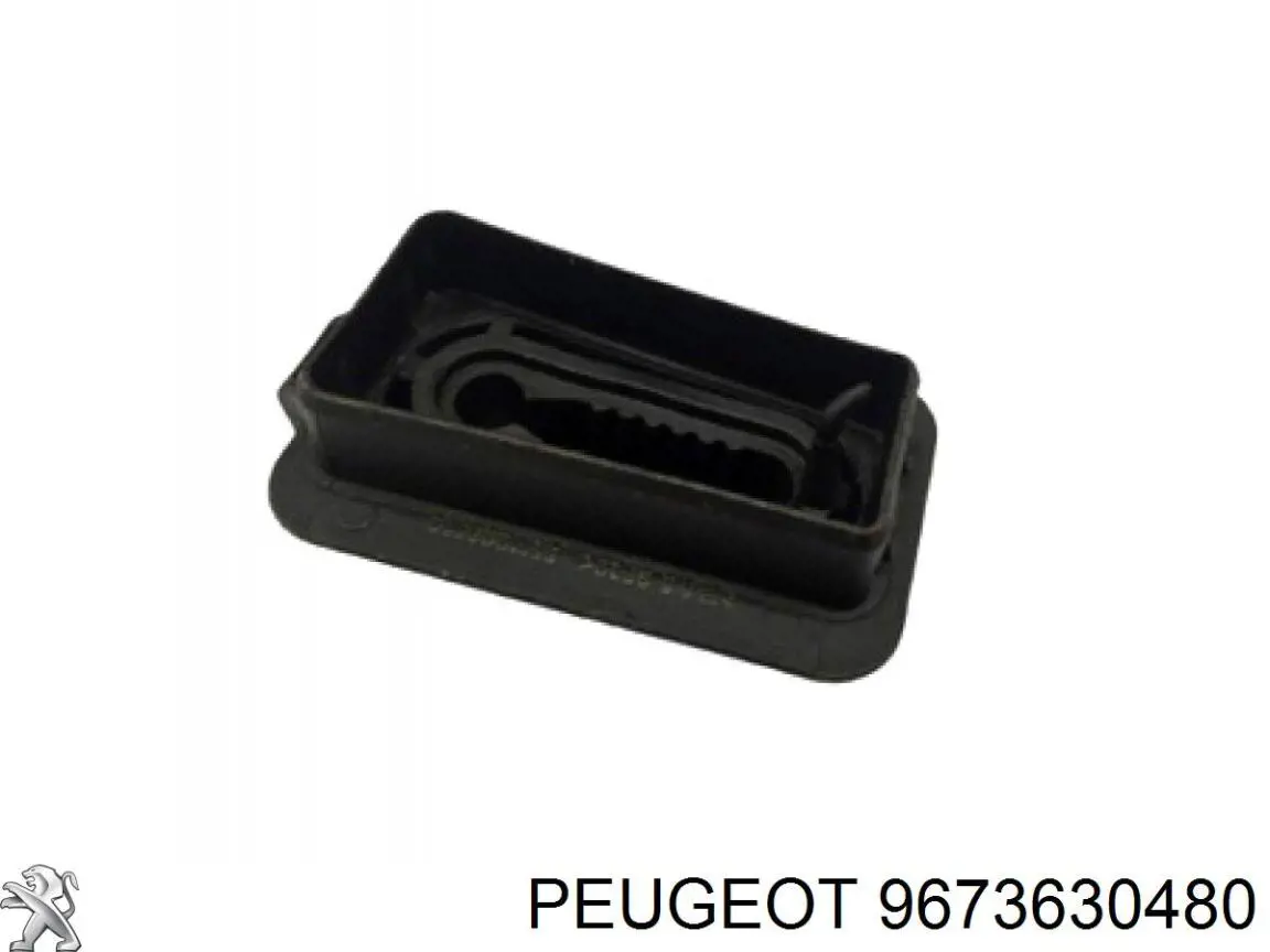 Coxim inferior do radiador 9673630480 Peugeot/Citroen