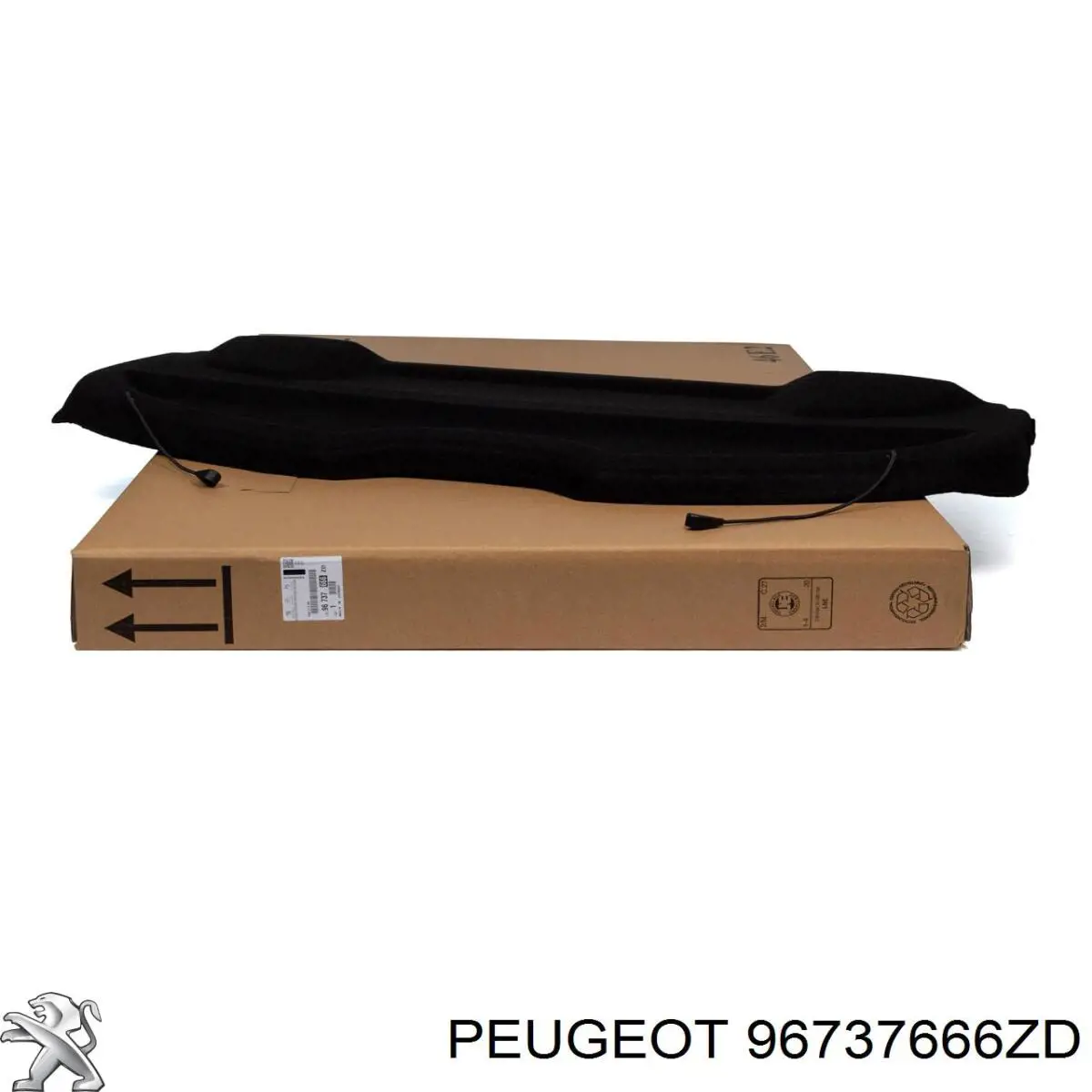 96737666ZD Peugeot/Citroen Prateleira de salão traseira