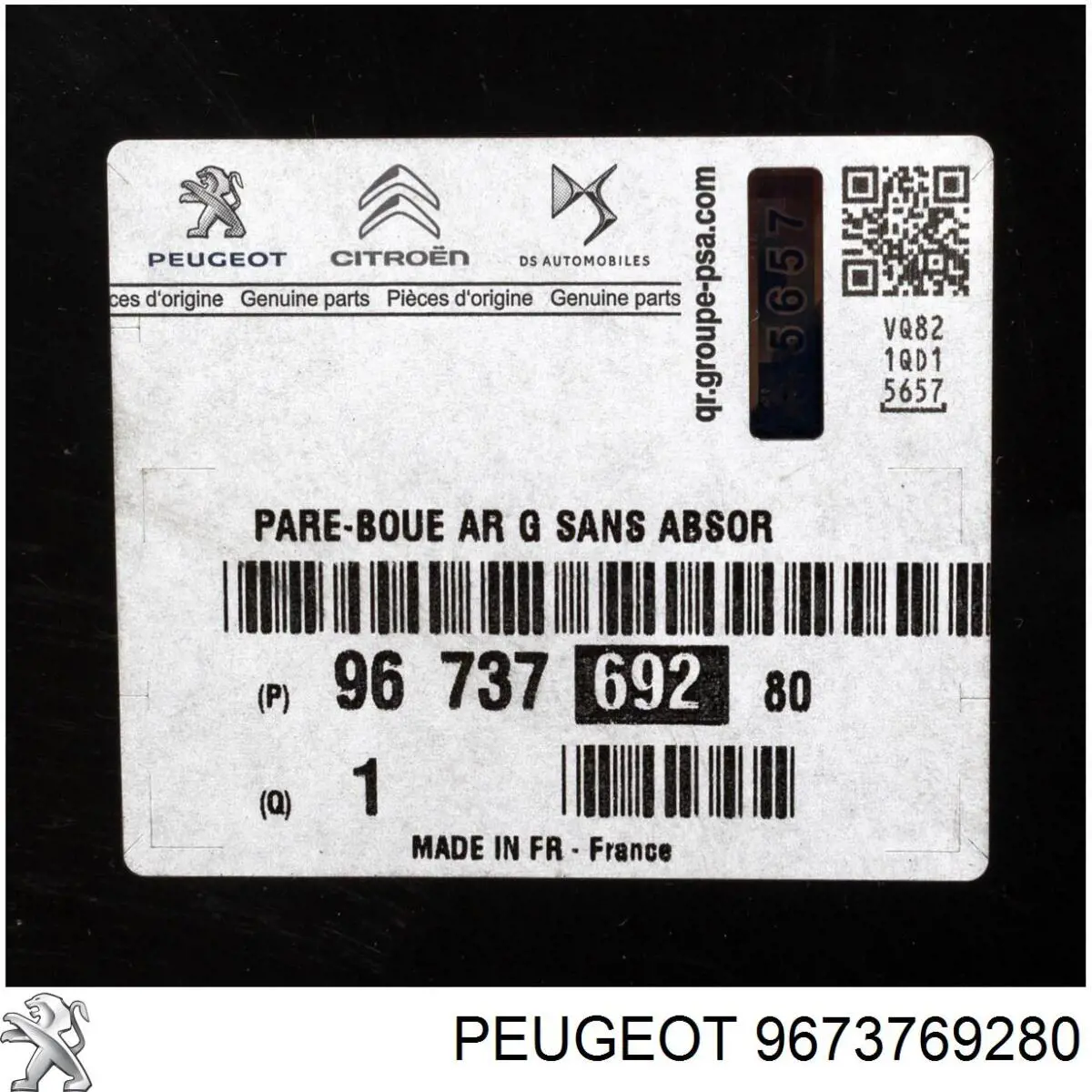 Guarda-barras do pára-lama traseiro esquerdo Peugeot/Citroen 9673769280 preço, a partir de 76,62 USD