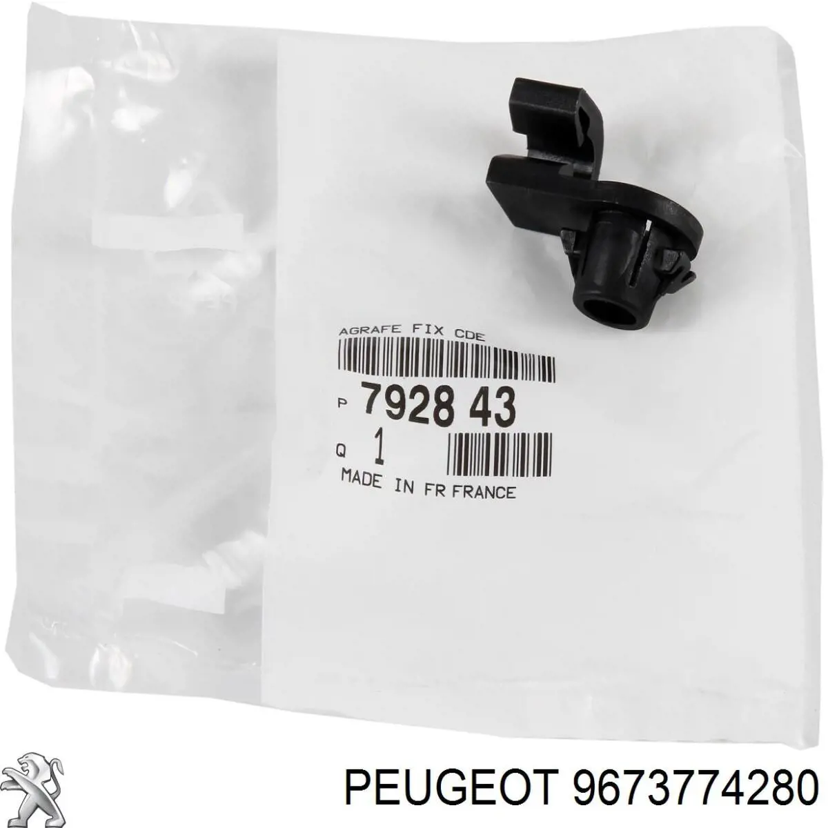 Compre 9673774280 Peugeot/Citroen Isolamento de ruído da capota