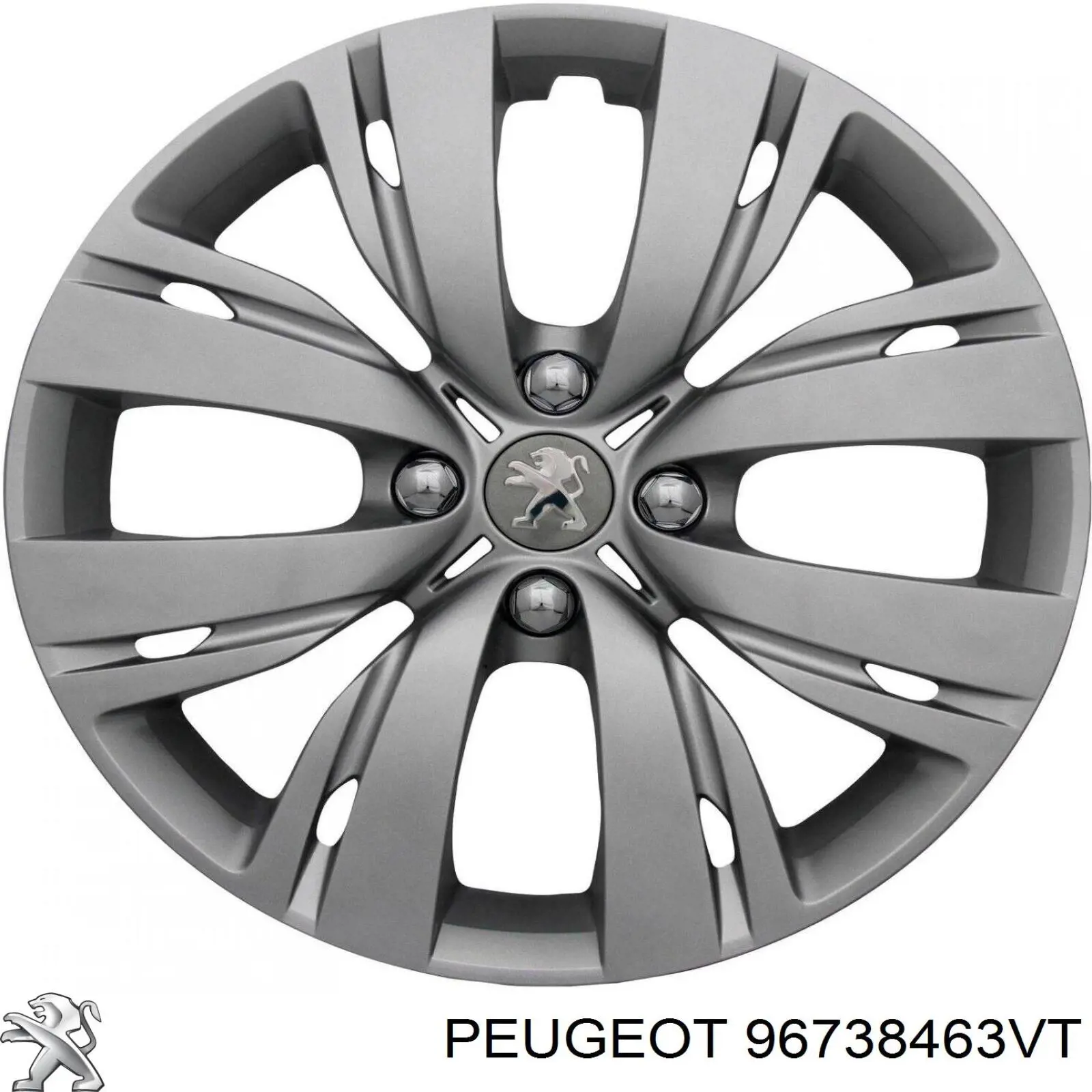 96738463VT Peugeot/Citroen Coberta de disco de roda