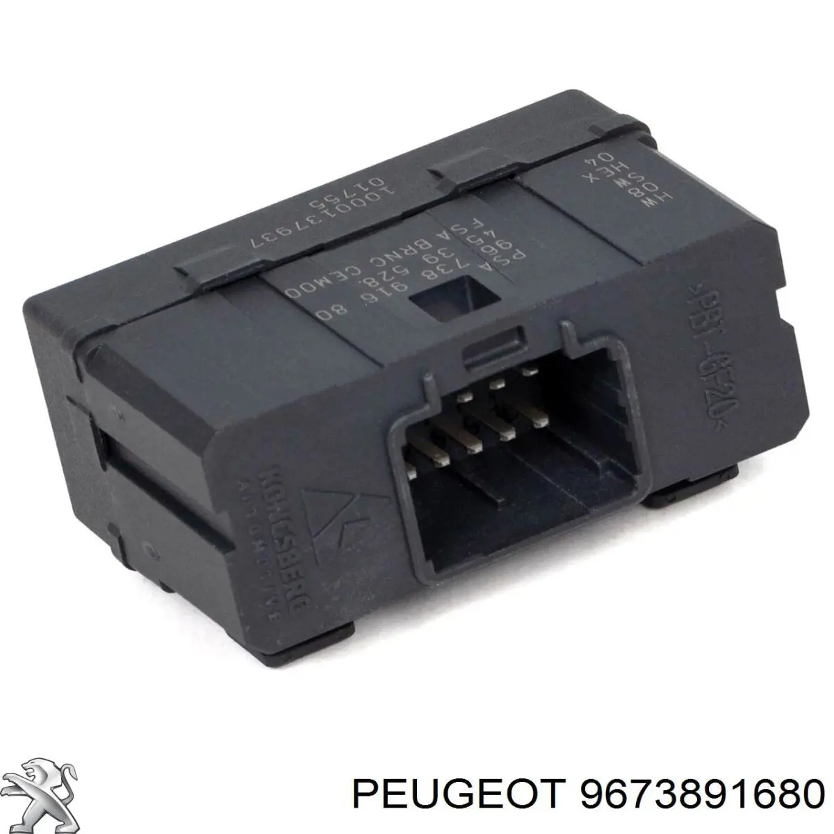 9673891680 Peugeot/Citroen Relê de aquecimento do assento