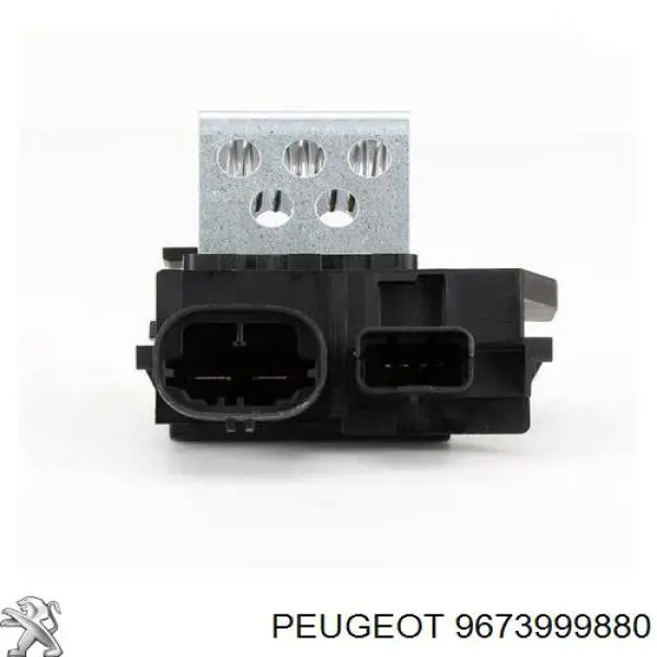 9673999880 Peugeot/Citroen Regulador de revoluções de ventilador de esfriamento (unidade de controlo)