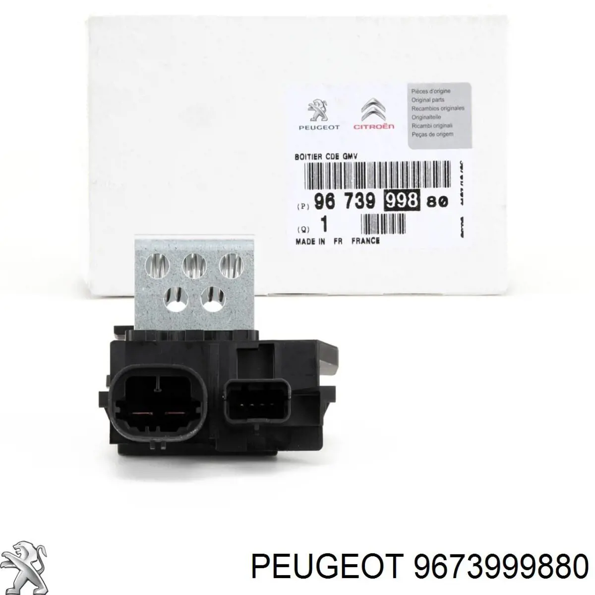 Regulador de revoluções de ventilador de esfriamento (unidade de controlo) Peugeot/Citroen 9673999880 preço, a partir de 24,89 USD