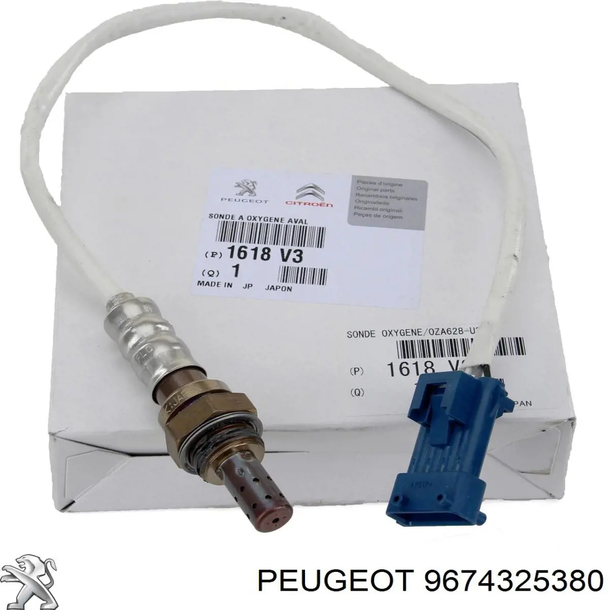 Coxim de fixação do silenciador 9674325380 Peugeot/Citroen