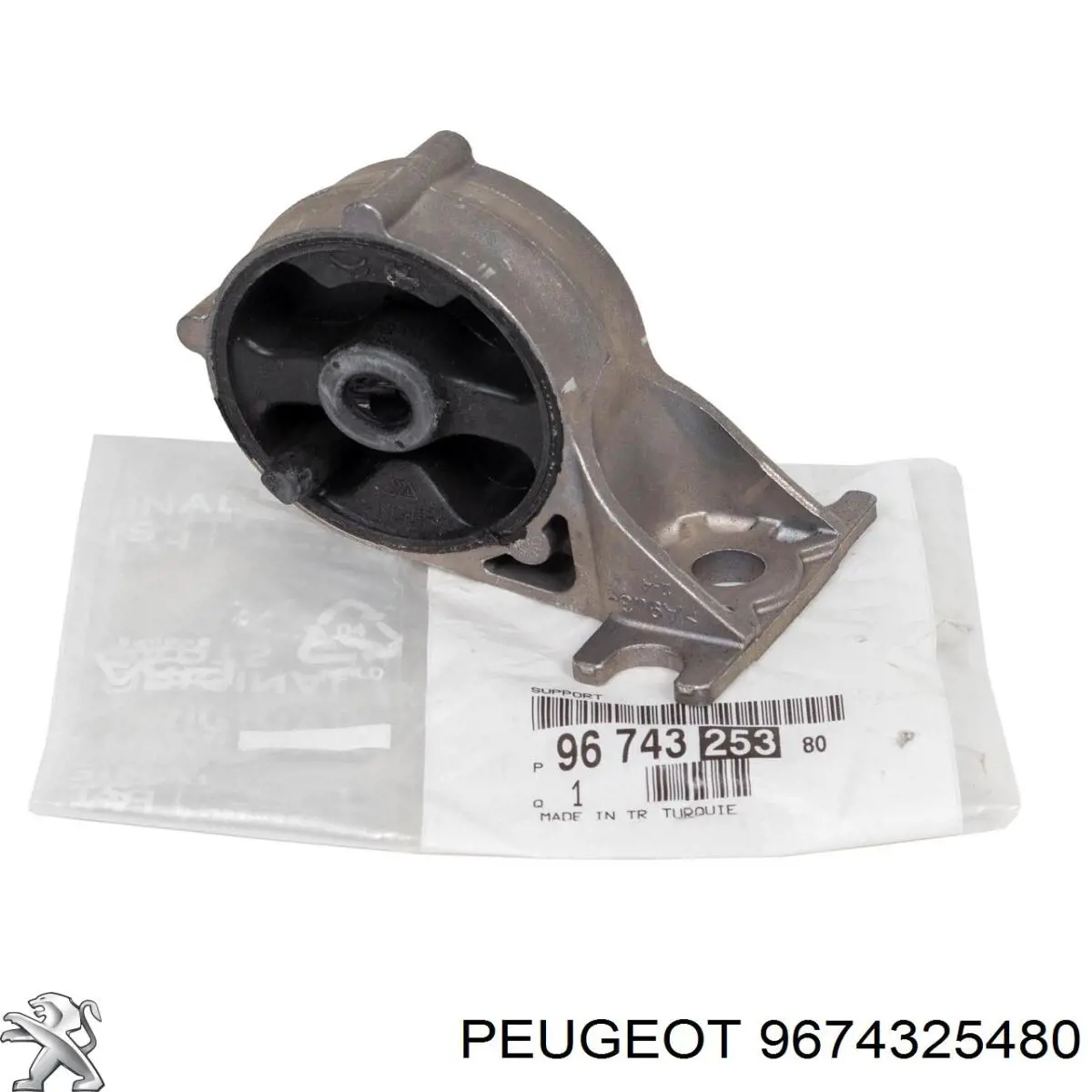 Coxim de fixação do silenciador Peugeot/Citroen 9674325480