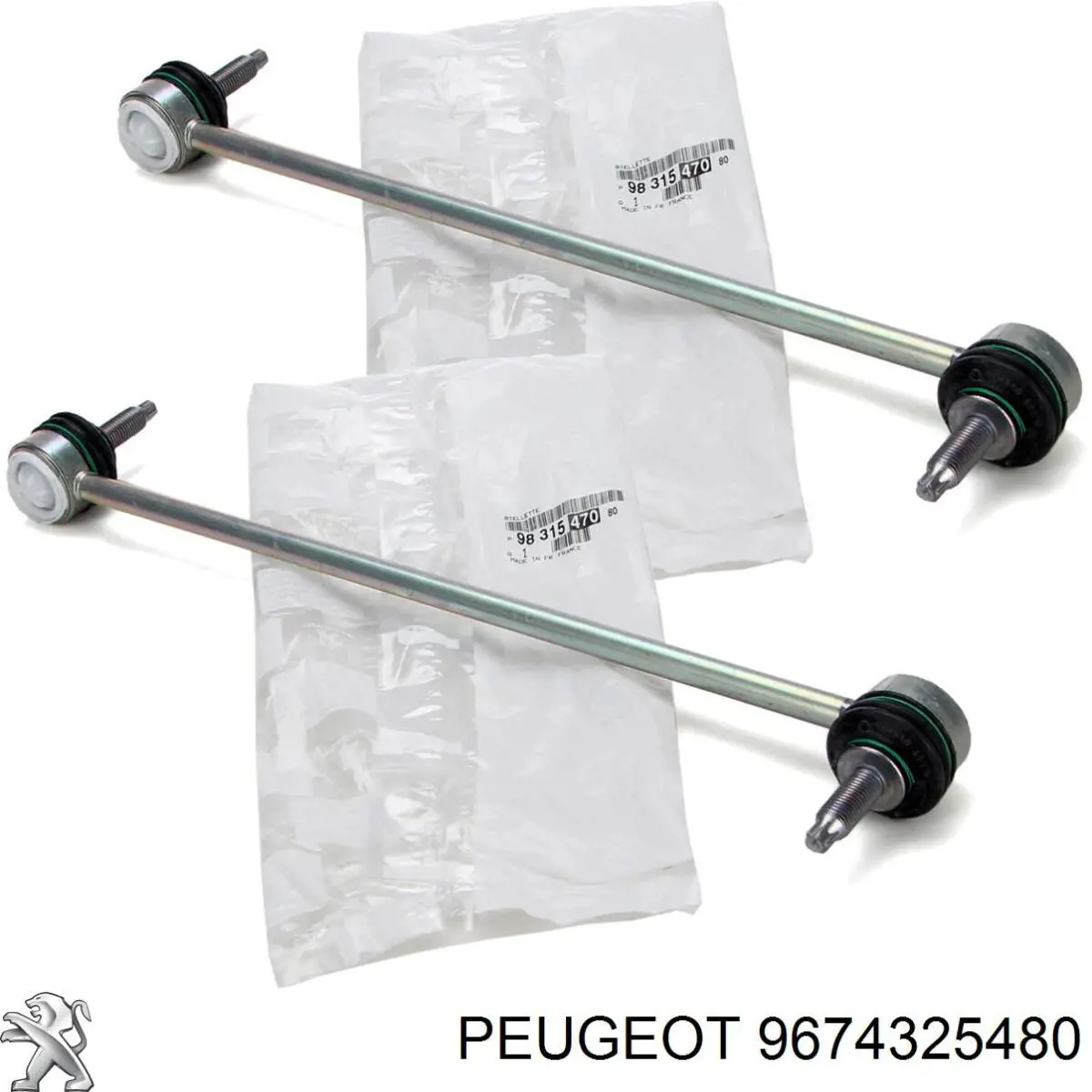 Compre 9674325480 Peugeot/Citroen Coxim de fixação do silenciador