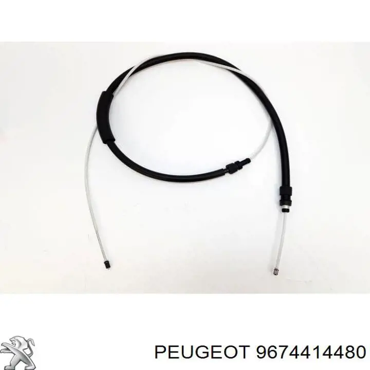 9674414480 Peugeot/Citroen Cabo traseiro direito/esquerdo do freio de estacionamento