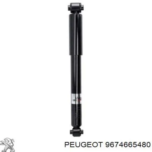 9674665480 Peugeot/Citroen Amortecedor traseiro