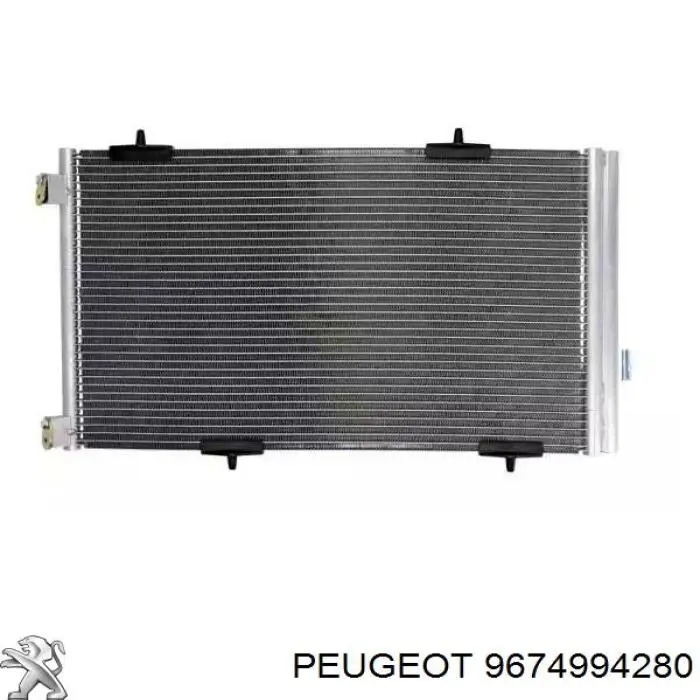 Radiador de aparelho de ar condicionado Peugeot/Citroen 9674994280 preço, a partir de 110,67 USD
