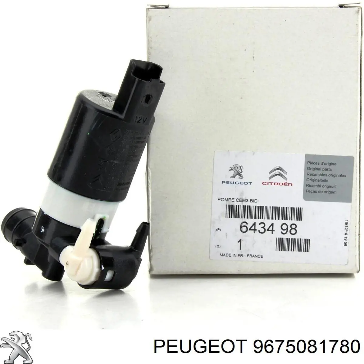 Compre 9675081780 Peugeot/Citroen Válvula eletromagnética de posição (de fases) da árvore distribuidora