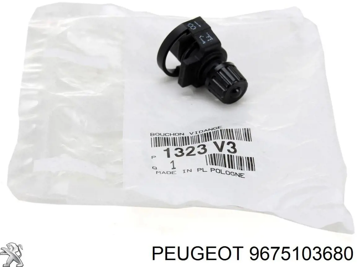 9675103680 Peugeot/Citroen Mangueira de aparelho de ar condicionado, desde o radiador até o vaporizador