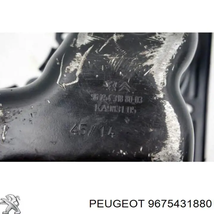 9675431880 Peugeot/Citroen Panela de óleo de cárter do motor