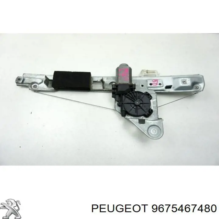 9675467480 Peugeot/Citroen Motor de acionamento de vidro da porta dianteira esquerda