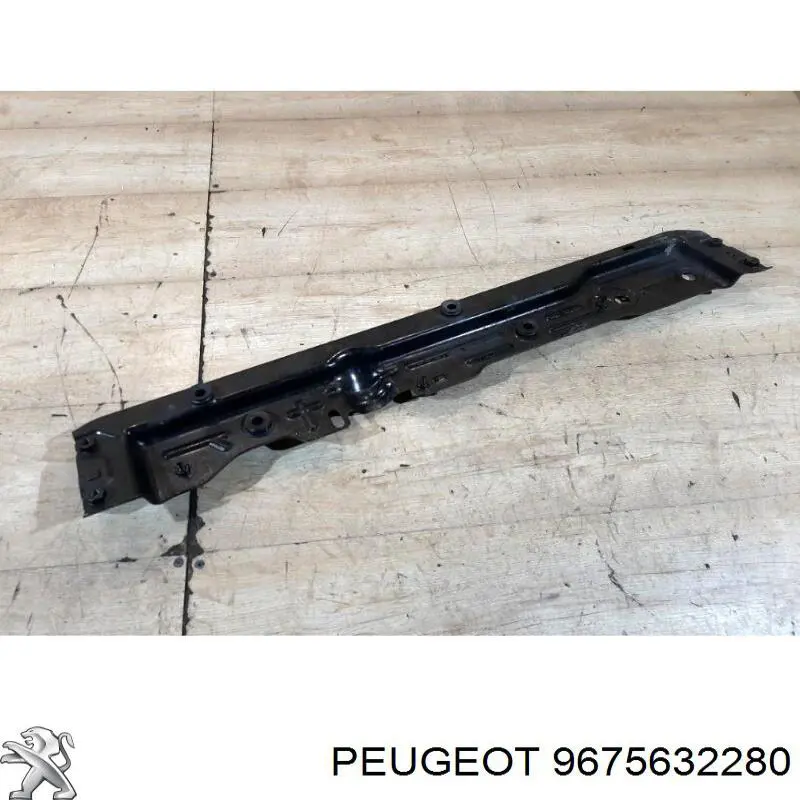 9675632280 Peugeot/Citroen Suporte inferior do radiador (painel de montagem de fixação das luzes)