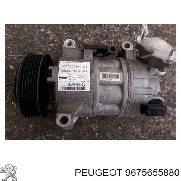9675655880 Peugeot/Citroen Compressor de aparelho de ar condicionado