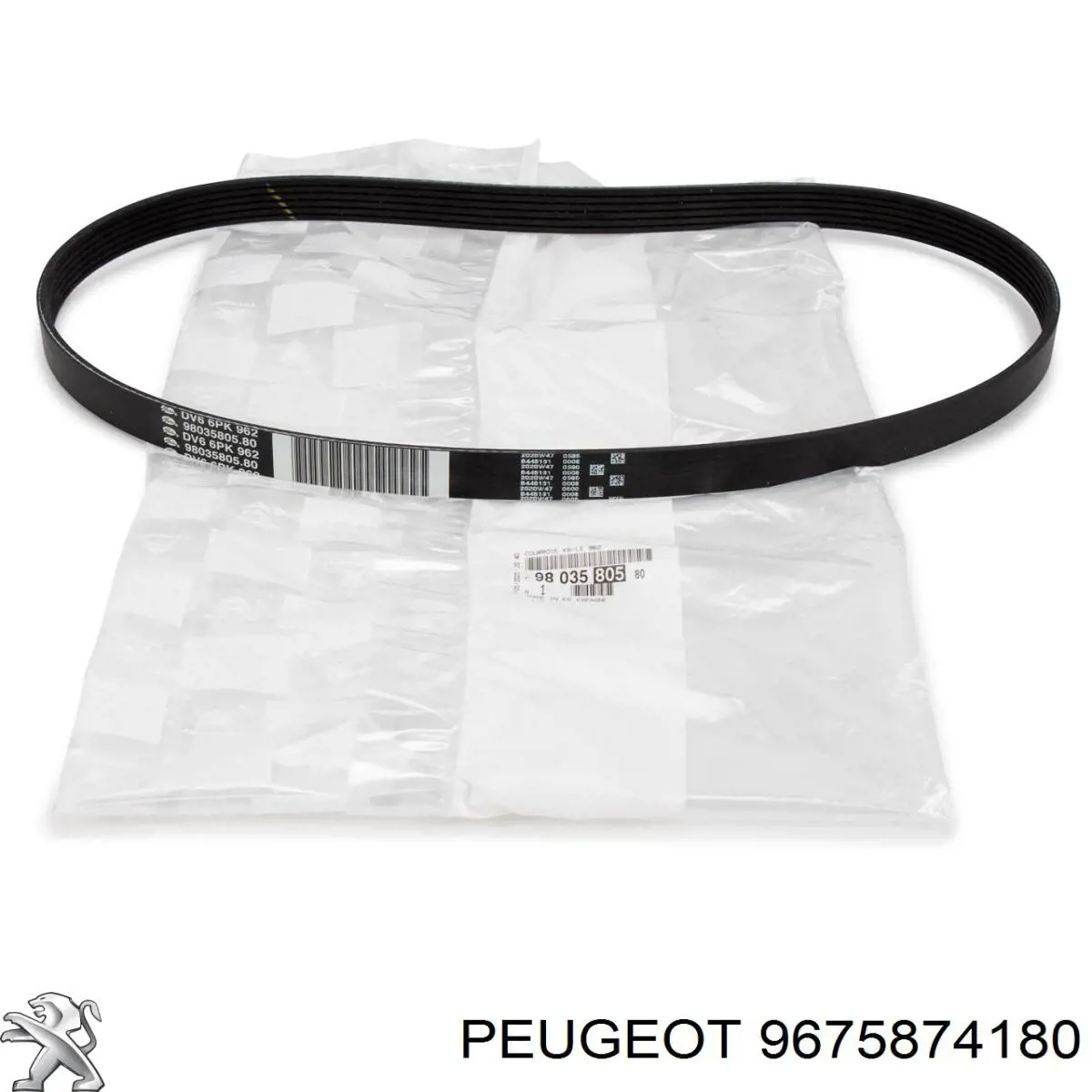 Compre 9675874180 Peugeot/Citroen Correia dos conjuntos de transmissão