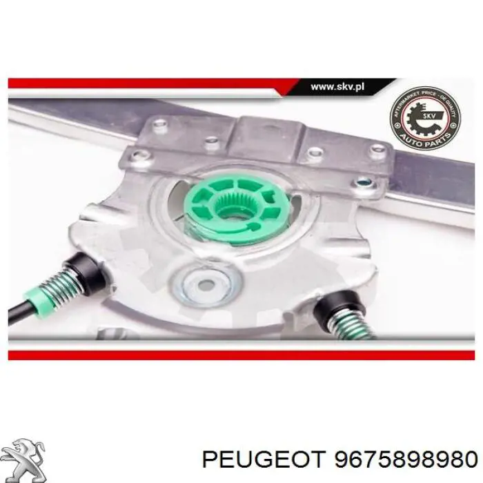 Mecanismo de acionamento de vidro da porta dianteira direita Peugeot/Citroen 9675898980 preço, a partir de 56,92 USD