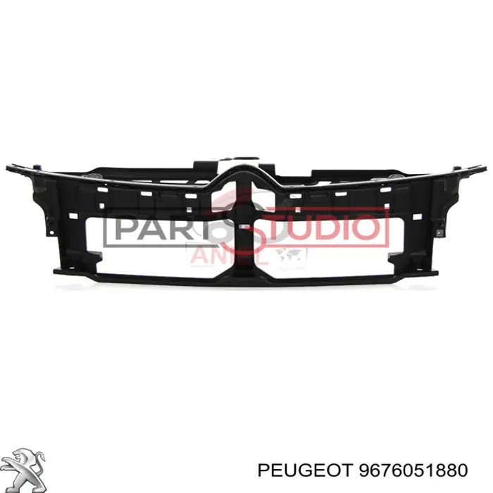 Grelha do radiador Peugeot/Citroen 9676051880
