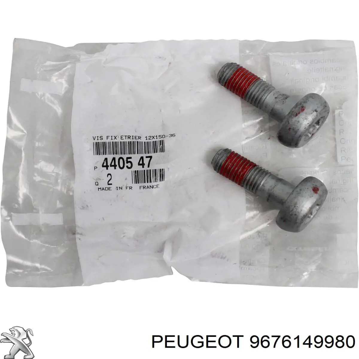 Compre 9676149980 Peugeot/Citroen Parafuso de fixação de apoio esférico dianteiro ao pino de apoio