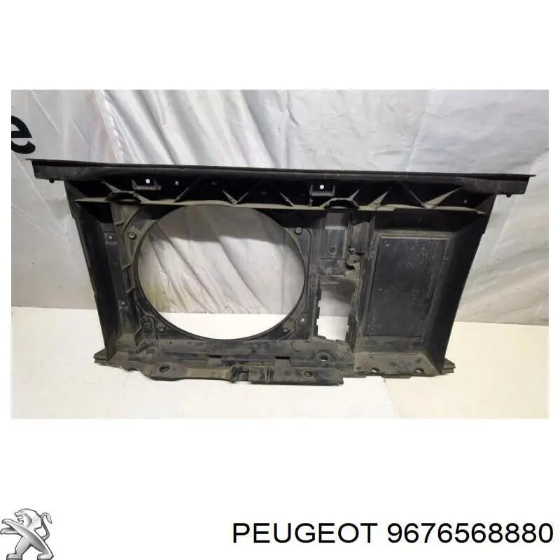 Suporte do radiador montado (painel de montagem de fixação das luzes) Peugeot/Citroen 9676568880