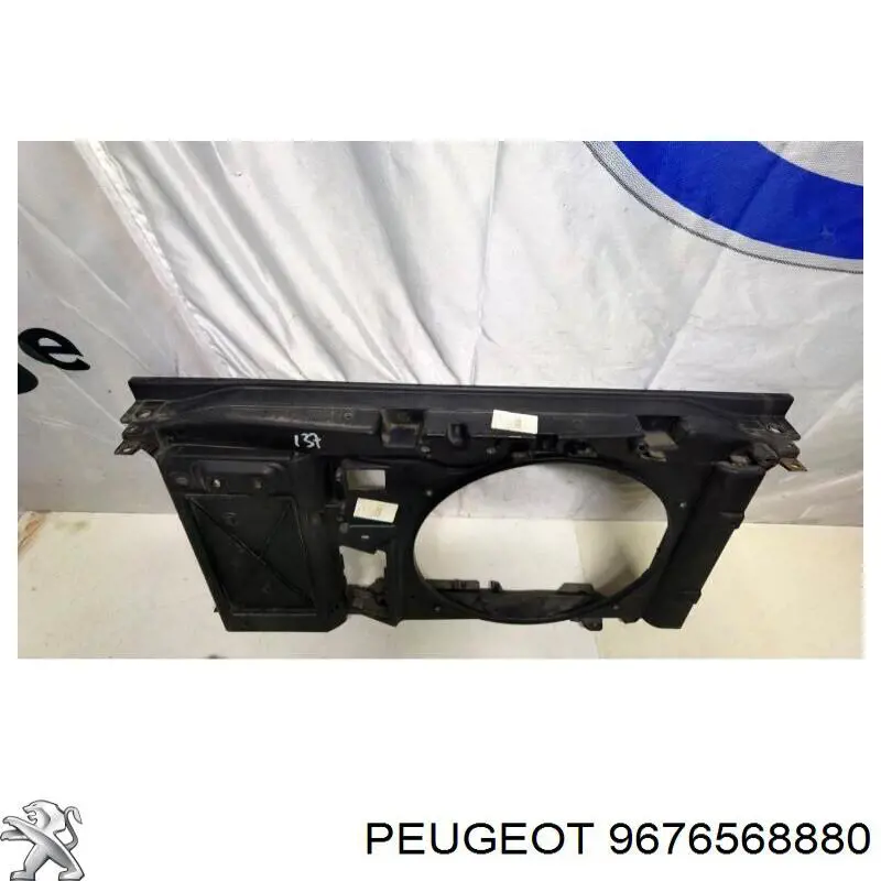 Suporte do radiador montado (painel de montagem de fixação das luzes) 9676568880 Peugeot/Citroen