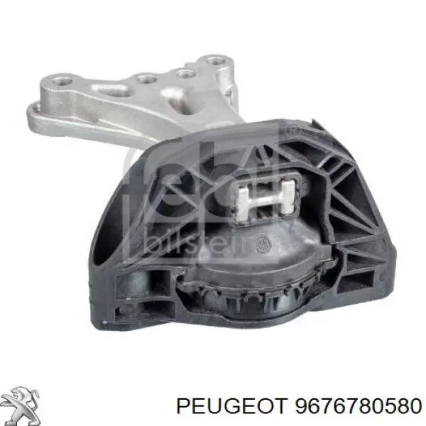9676780580 Peugeot/Citroen Coxim (suporte) direito de motor