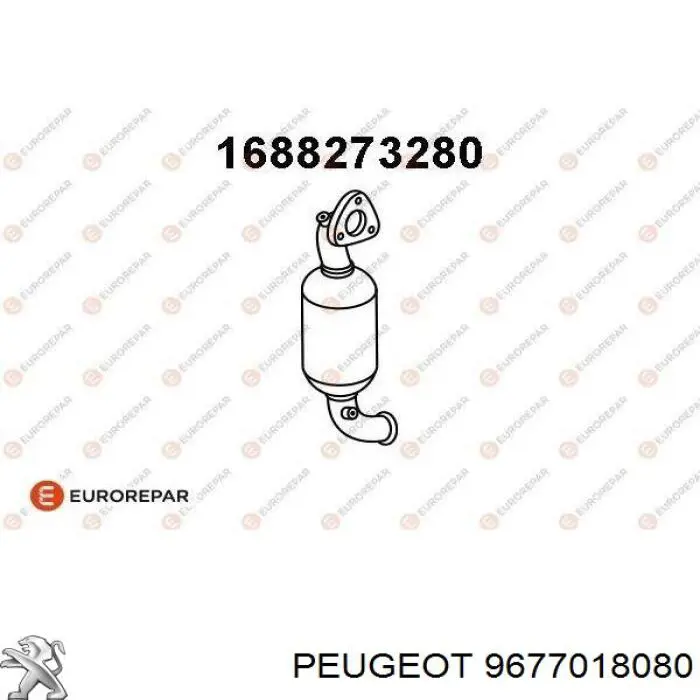 Convertidor - catalisador Peugeot/Citroen 00001731YS preço, a partir de 427,34 USD