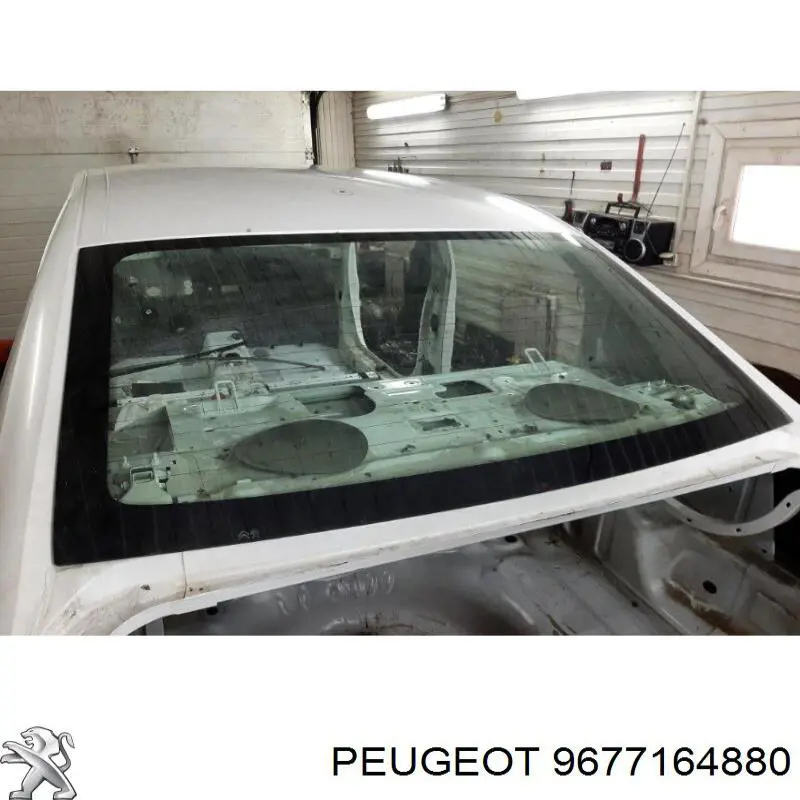 9677164880 Peugeot/Citroen Vidro traseiro