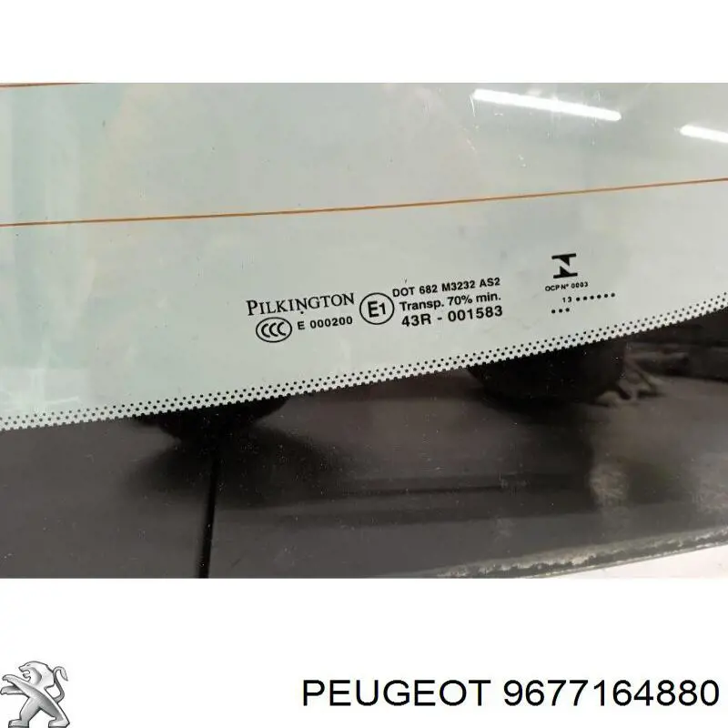 Compre 9677164880 Peugeot/Citroen Vidro traseiro