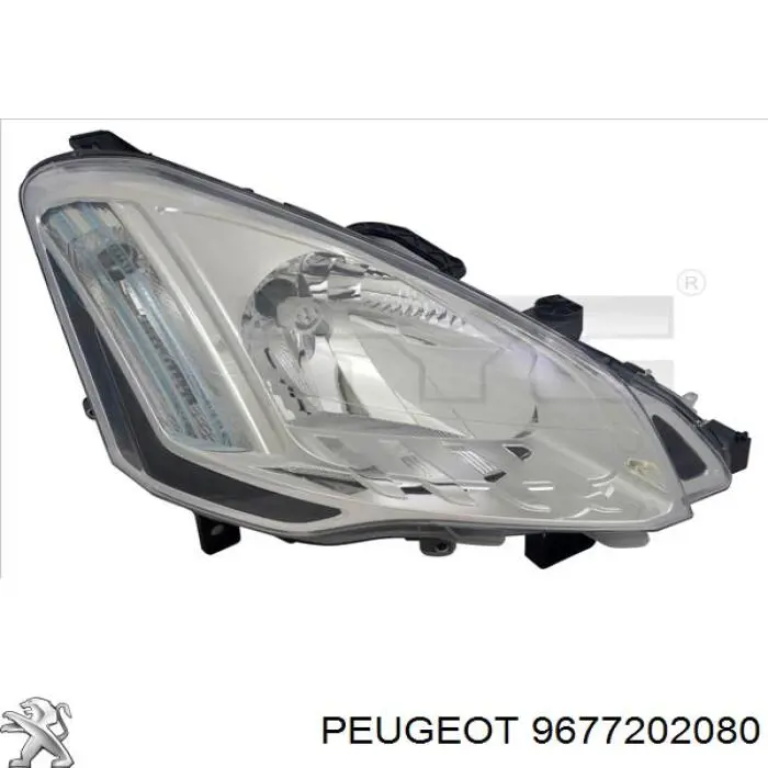 Luz esquerda Peugeot/Citroen 9677202080 preço, a partir de 175,37 USD