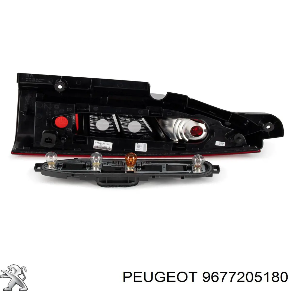 Compre 9677205180 Peugeot/Citroen Lanterna traseira esquerda