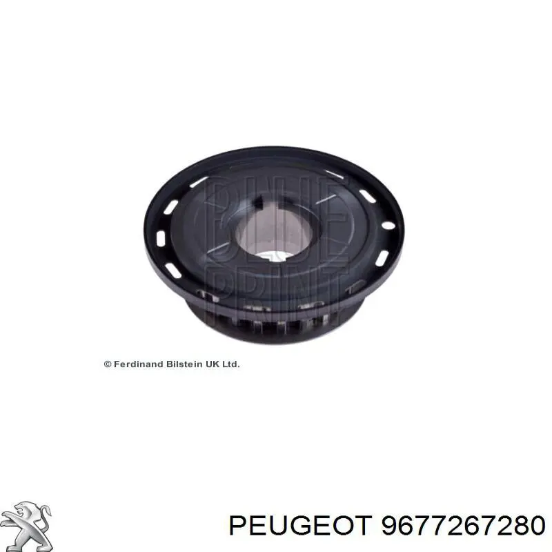 Compre 9677267280 Peugeot/Citroen Engrenagem de cadeia da roda dentada de acionamento de cambota de motor