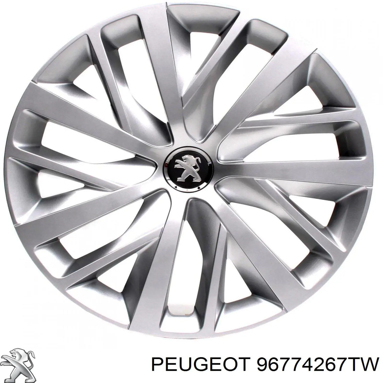 96774267TW Peugeot/Citroen Coberta de disco de roda