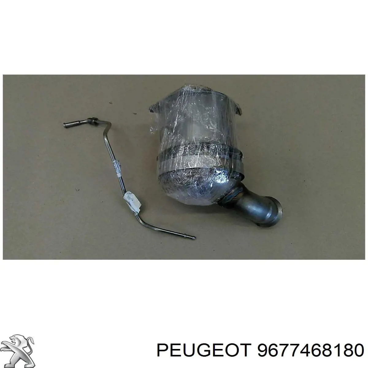 9677468180 Peugeot/Citroen Filtro de partículas do sistema dos gases de escape