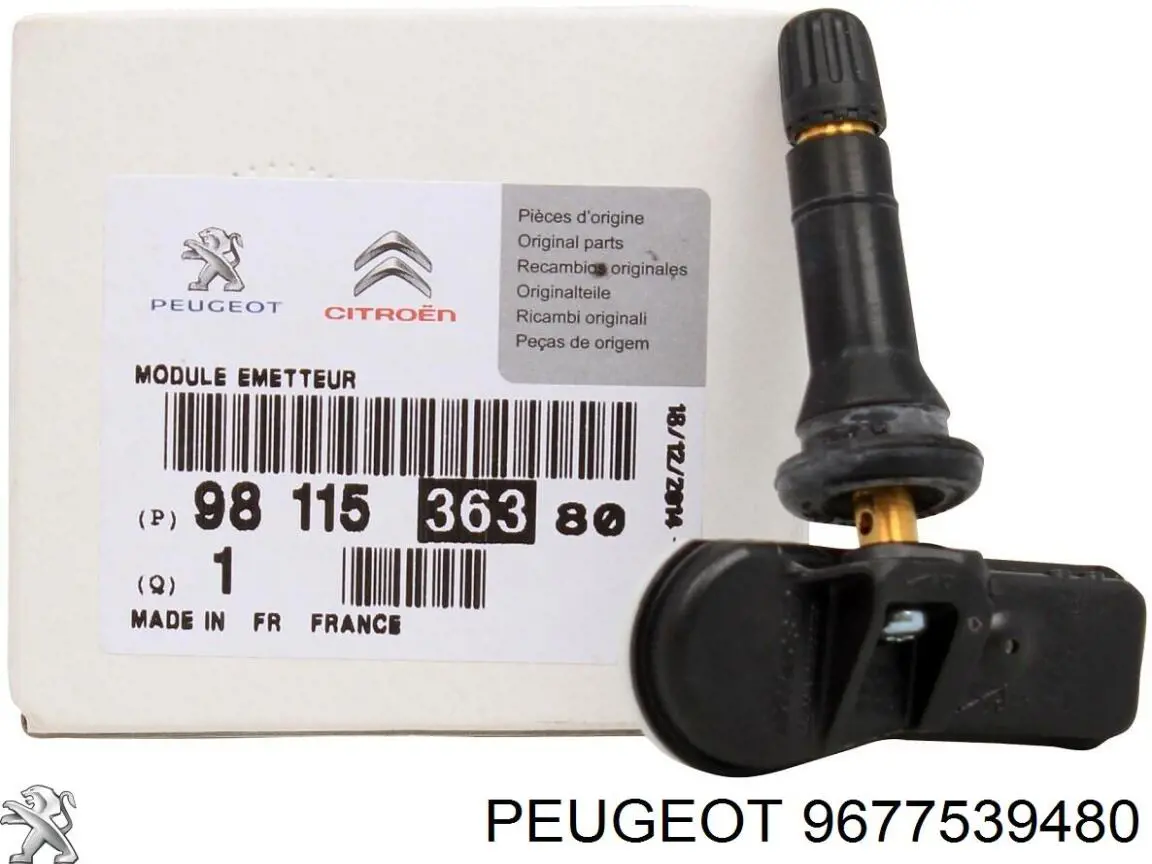 Compre 9677539480 Peugeot/Citroen Sensor de posição (de revoluções) de cambota