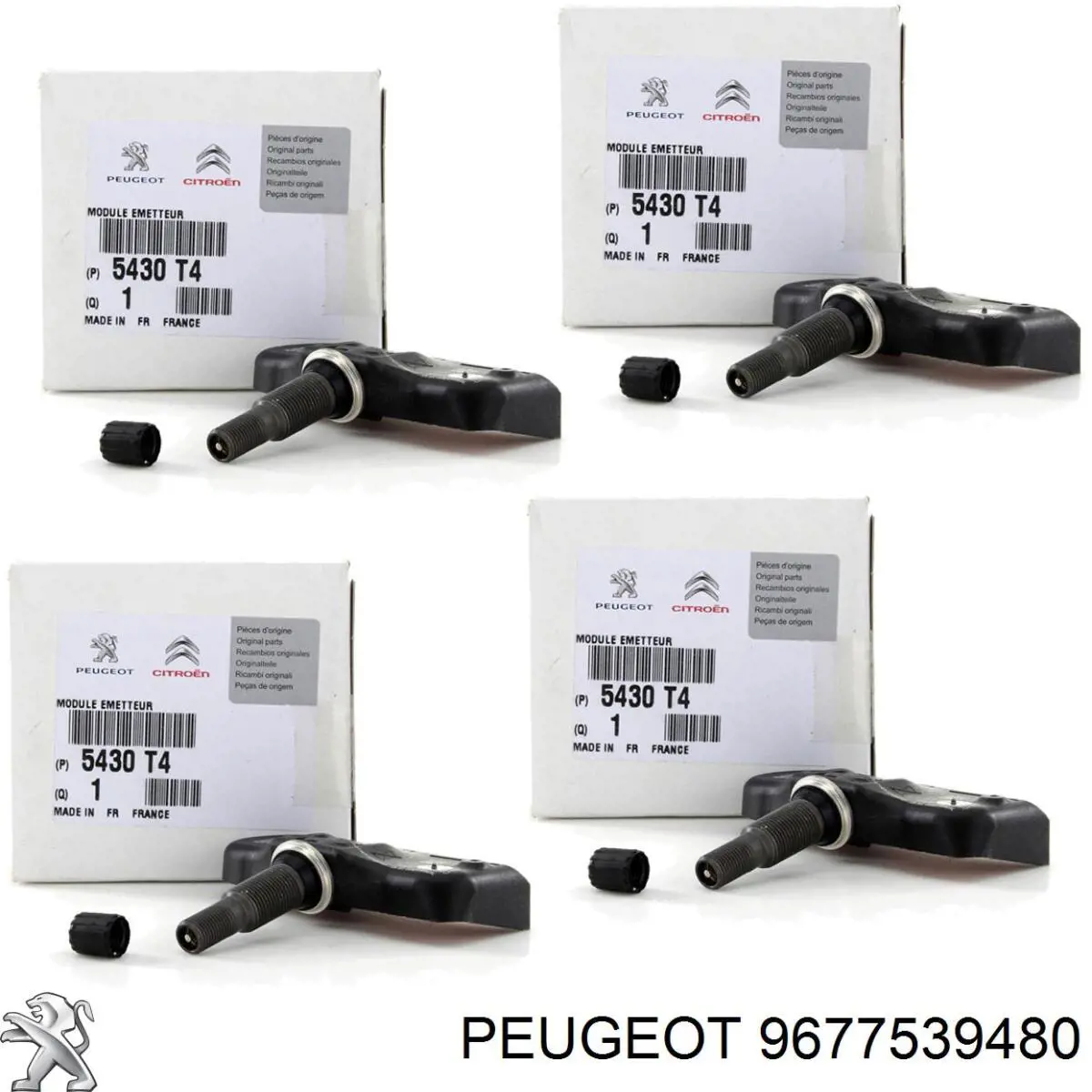 Sensor de posição (de revoluções) de cambota 9677539480 Peugeot/Citroen