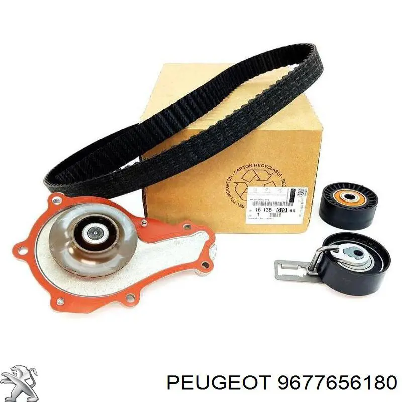 9677656180 Peugeot/Citroen Correia do mecanismo de distribuição de gás, kit