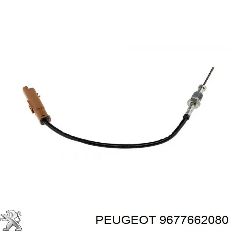 9677662080 Peugeot/Citroen Sensor de temperatura dos gases de escape (GE), de filtro de partículas diesel